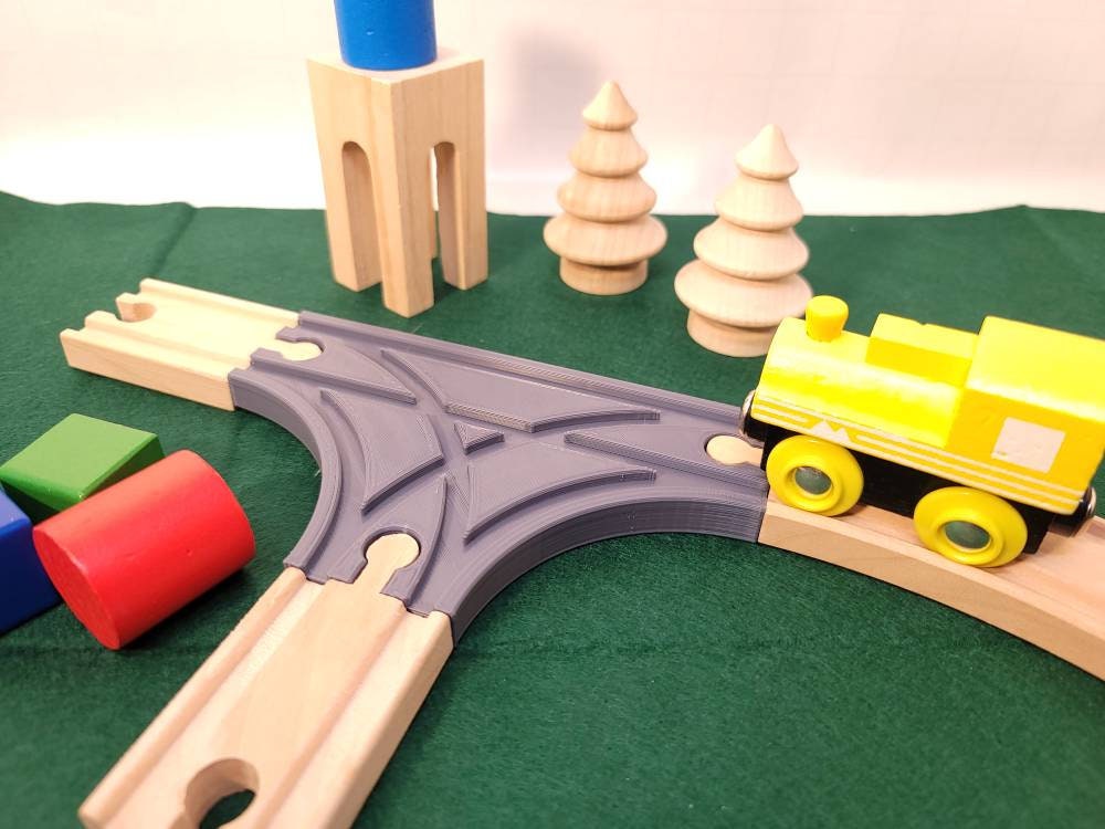 Toy Train Track T Intersection Toy for Kids Train Track Toddlers Train Track