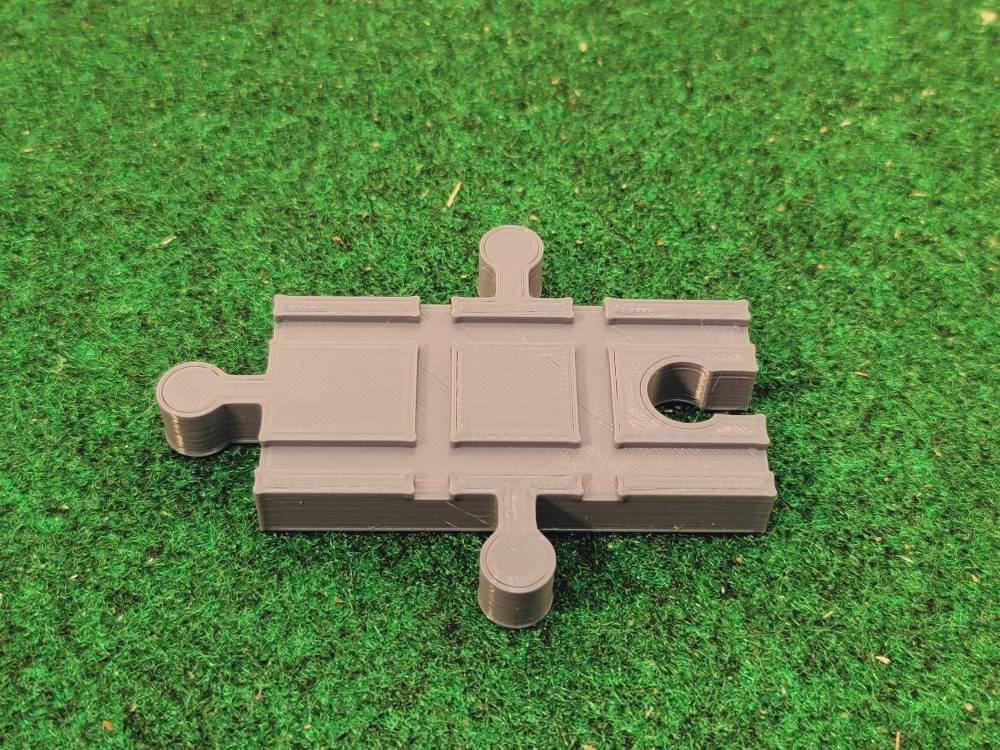 Toy Train Track 4-Way Cross Intersection