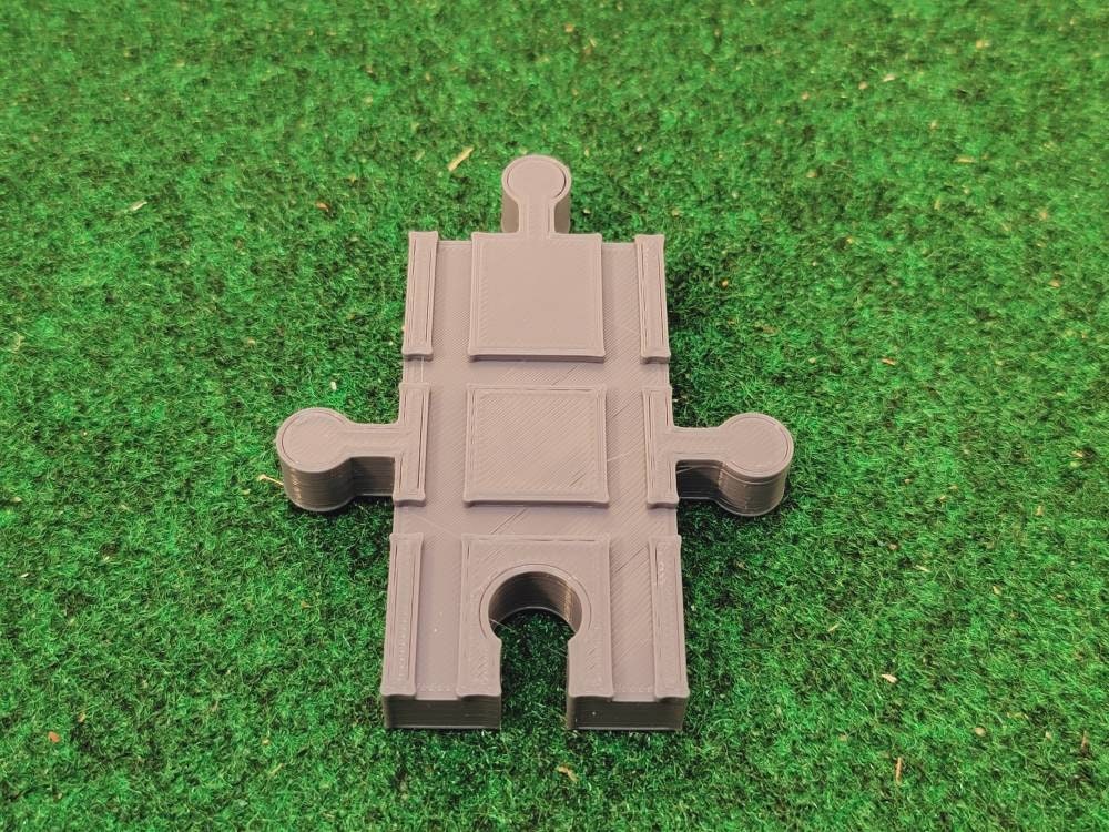 Toy Train Track 4-Way Cross Intersection