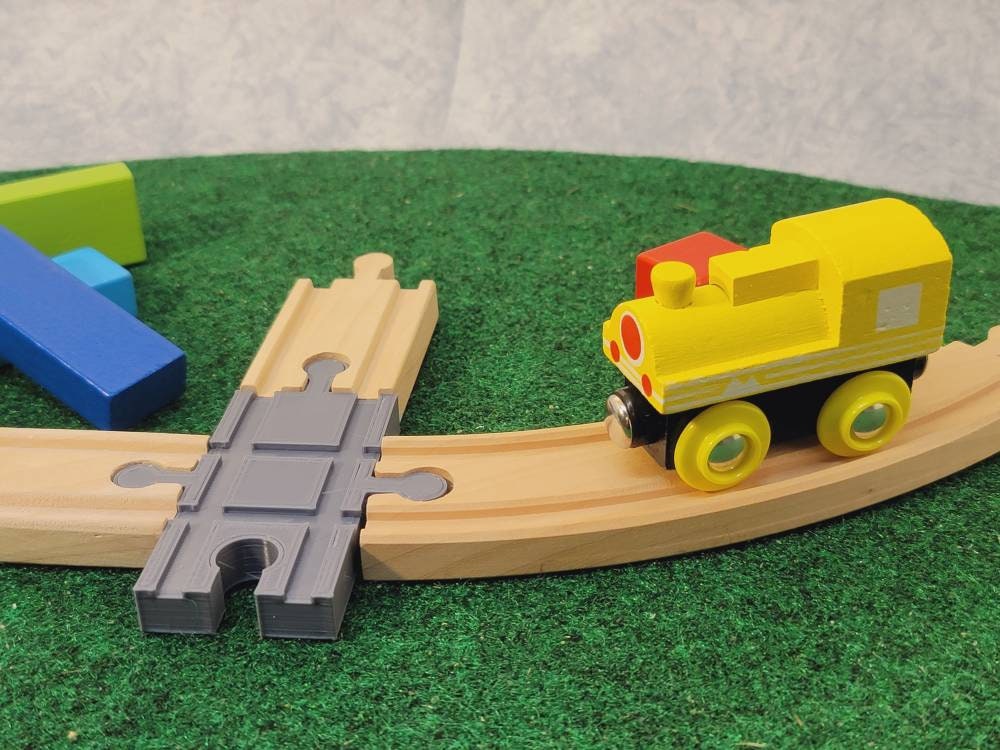 Toy Train Track 4-Way Cross Intersection