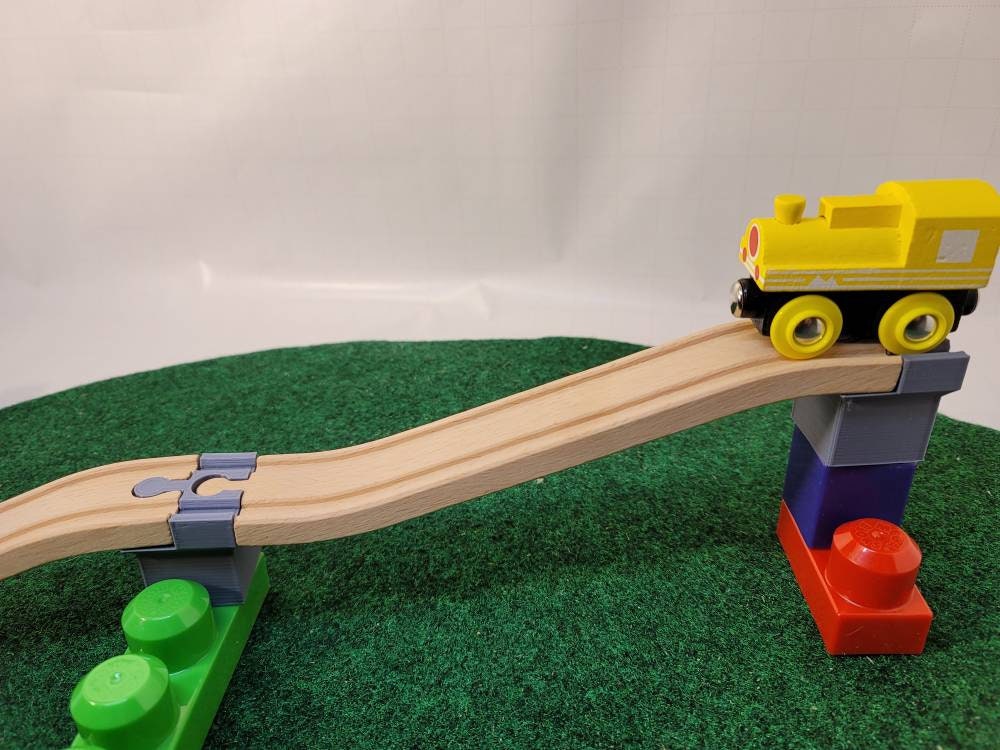 Toy Train Track Bridge Adaptor for Trains for Kids Gift for Kids STEM Learning Toddler Toy