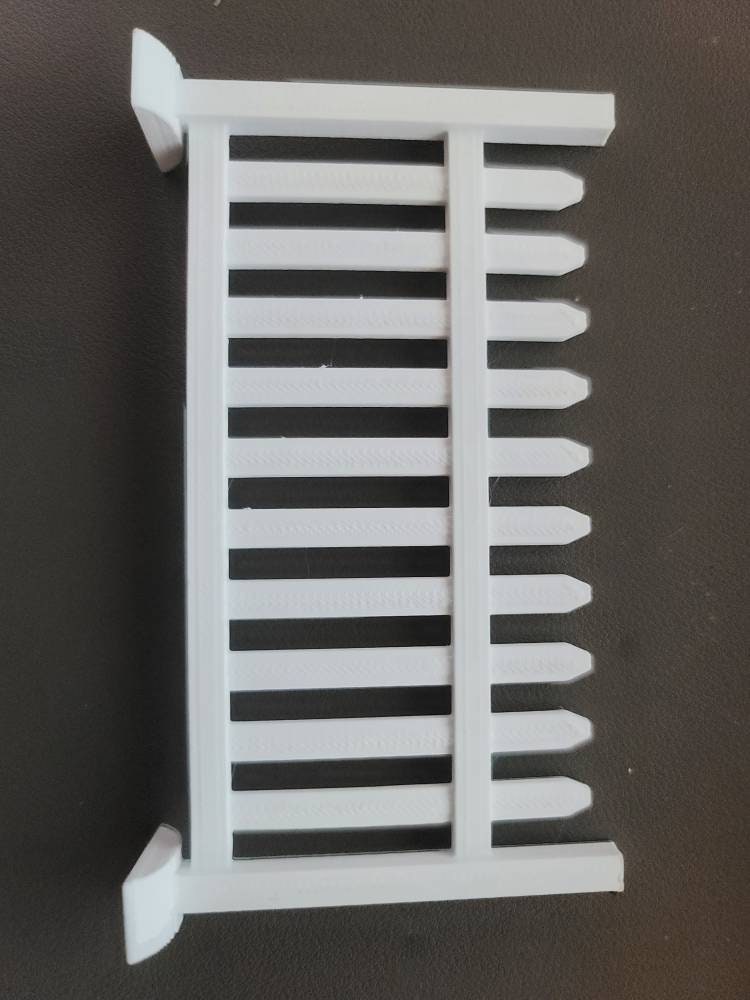 Toy Picket Fence | 1:12 Scale | Doll House | Accessories | Farm Fencing |