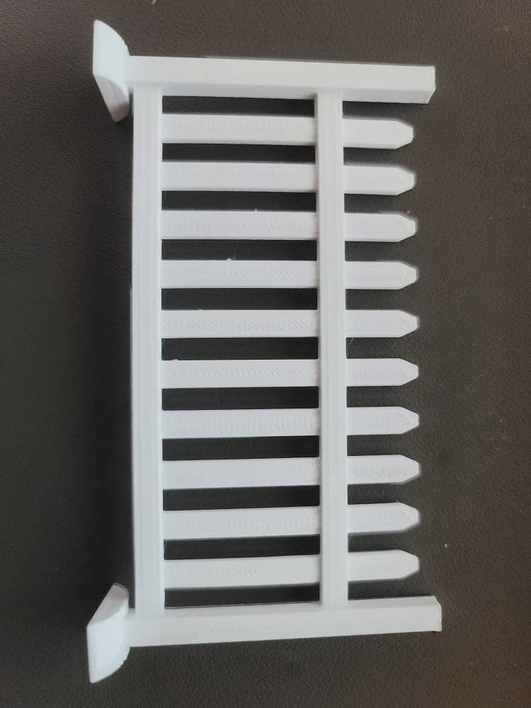 Toy Picket Fence | 1:9 Scale | Doll House | Accessories | Farm Fencing | Barbie Compatible