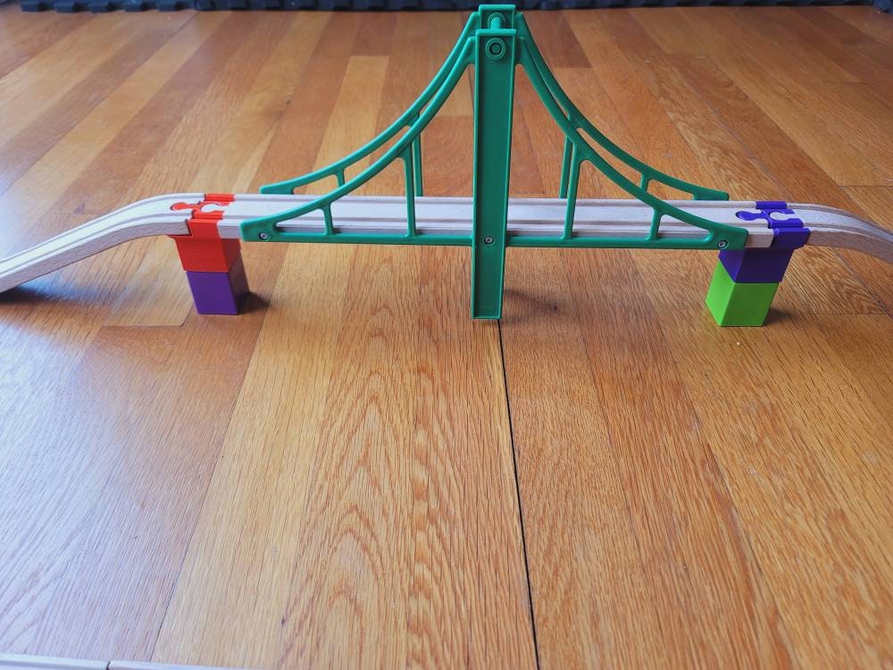Toy Train Track Bridge Adaptor for Trains for Kids Gift for Kids STEM Learning Toddler Toy